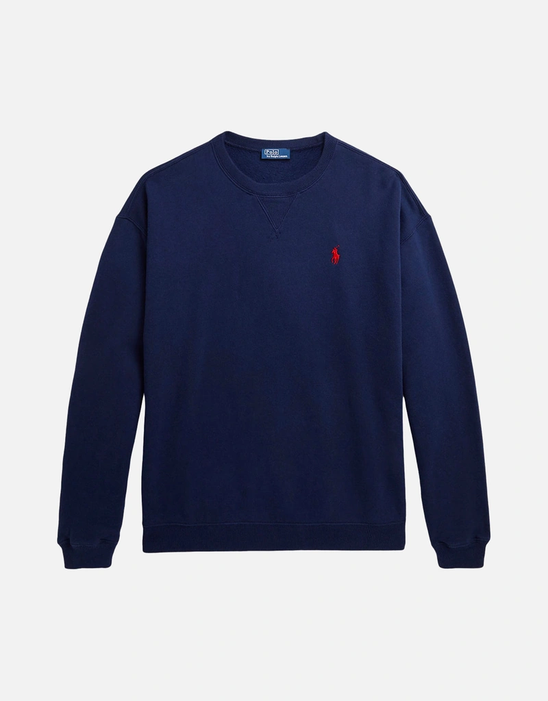 Polo Ralph Lauren コットンフリースリラックスフィットクルーネック