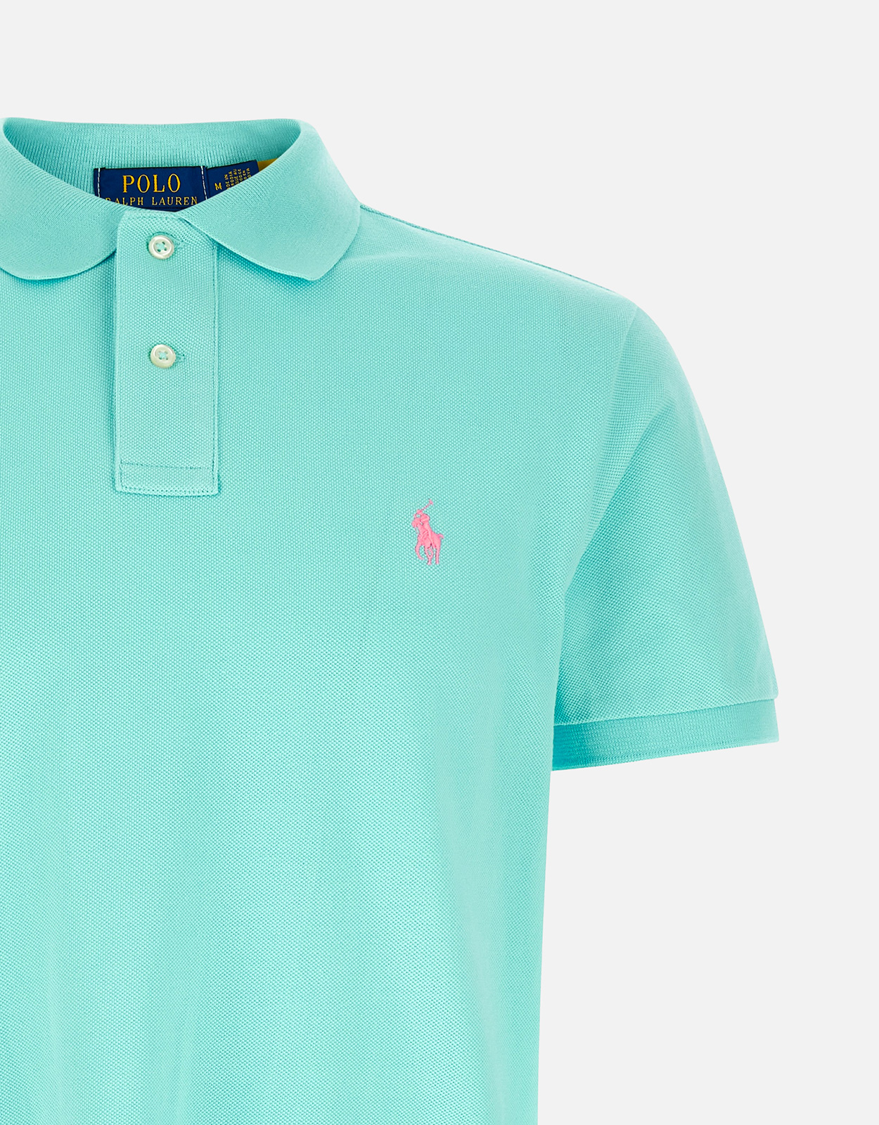 Polo Ralph Lauren メンズロゴ刺繍コットンスリムフィットポロシャツ