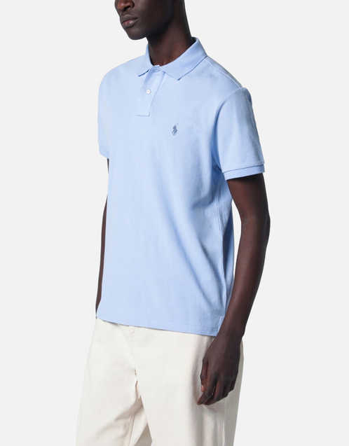 Polo Ralph Lauren メンズライトブルーコットンカスタムスリムフィット