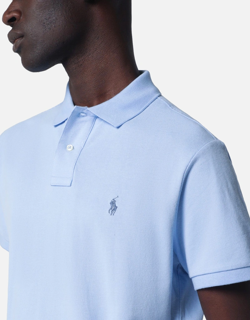 Polo Ralph Lauren Light blue slim fit cotton pique Polo