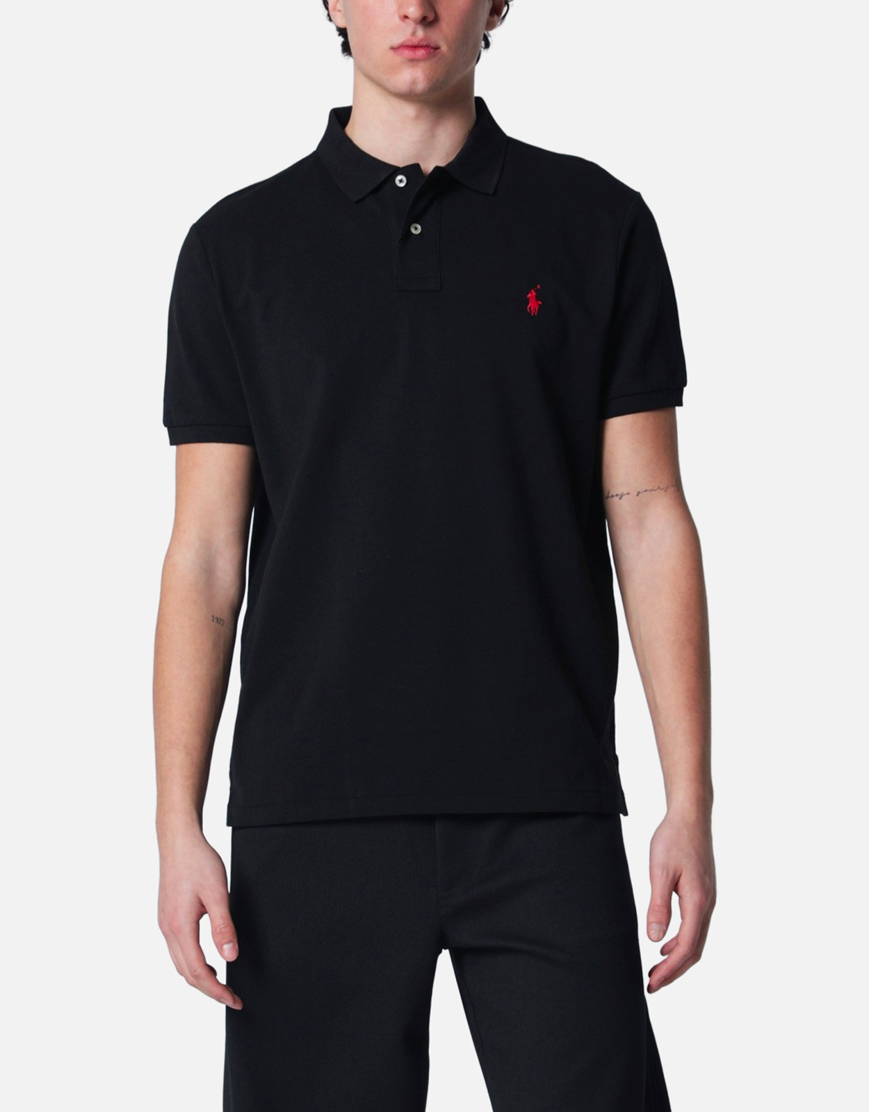 Polo Ralph Lauren メンズ カスタムスリムフィットコットンポロシャツ