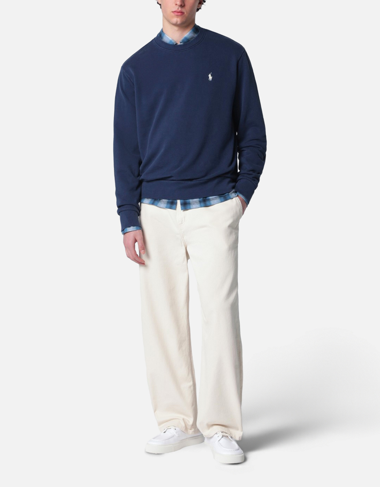 Polo Ralph Lauren メンズコットンクルーネックスウェットシャツ