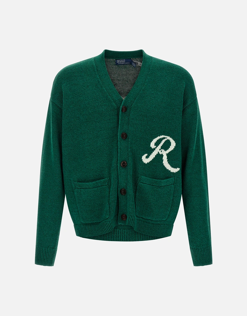 Polo Ralph Lauren メンズRalphリネンコットンインターシャロゴ