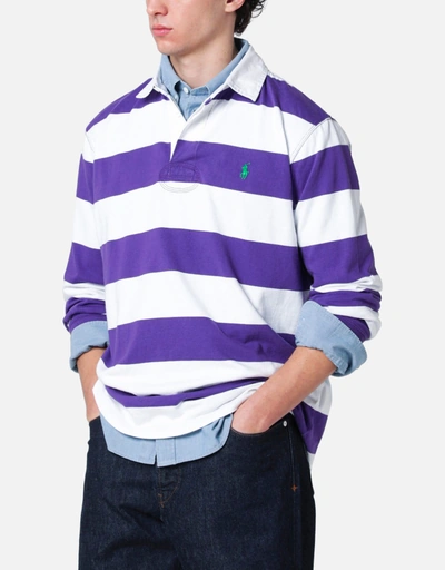 Polo Ralph メンズ ラルフローレン LAUREN（ポロ・ラルフローレン） RALPH POLO ストライプポロシャツ Lauren トップス