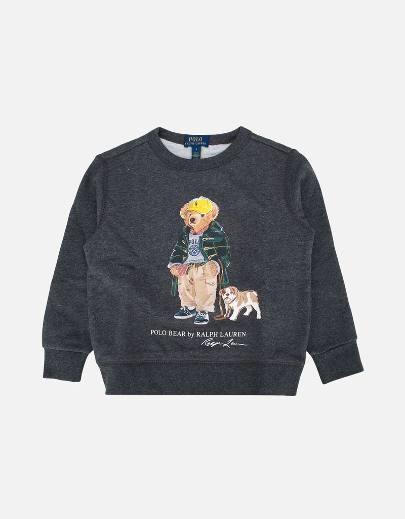 Polo Ralph Lauren Kids キッズ ポロベア ヘザードフリース スウェット