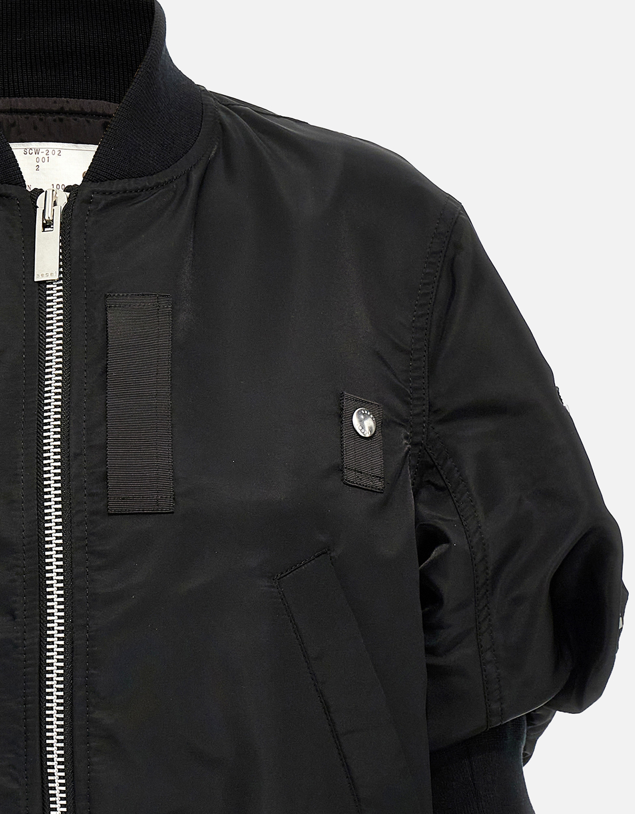 Sacai ナイロンツイル 3/4スリーブ ボンバージャケット (すべての新品