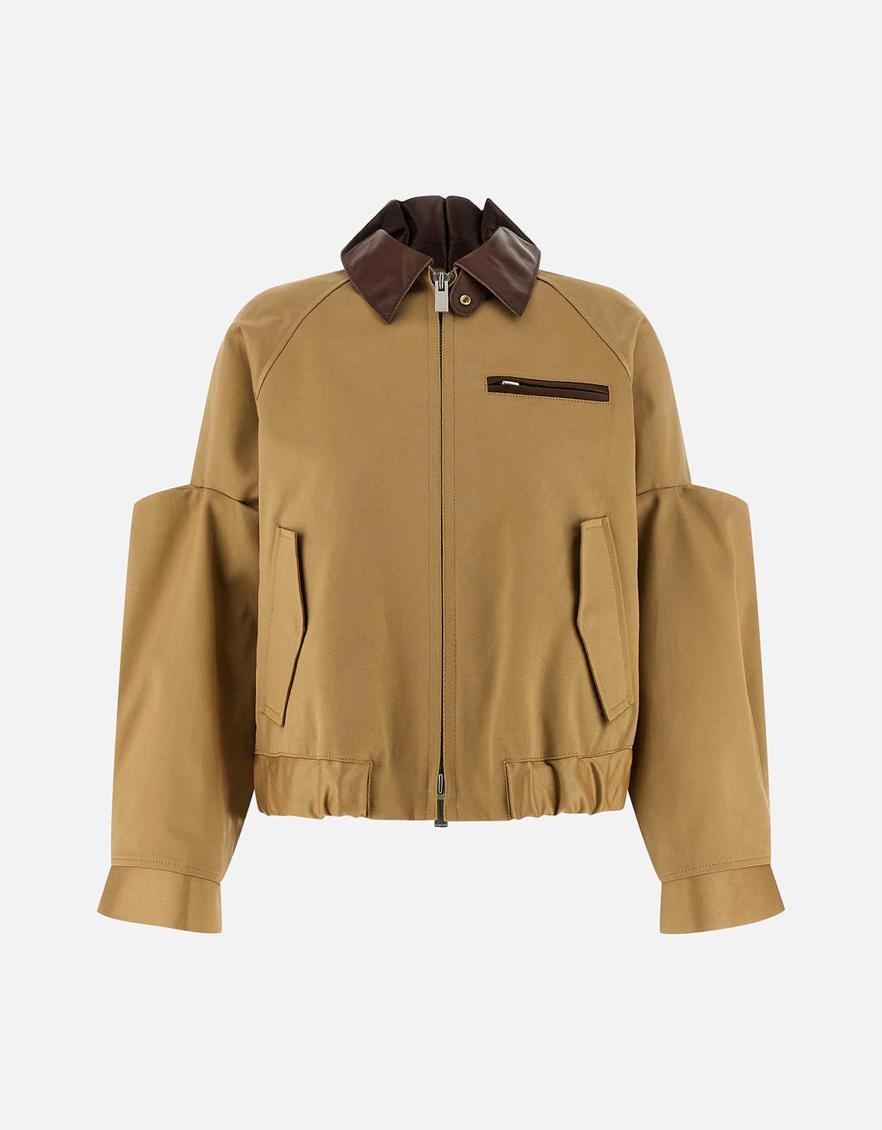 Sacai チノコットンナッパディテールブルゾンジャケット (すべての新品