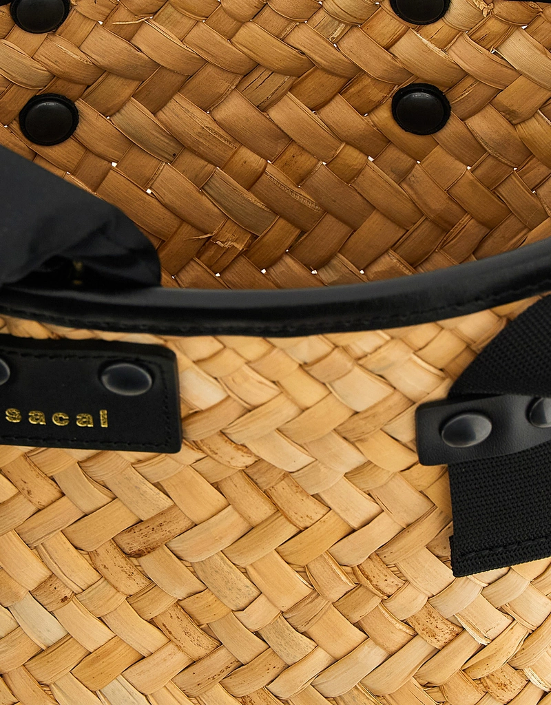 Sacai Micro Hybrid March Calfskin Leather Bag () IFCHIC.COM