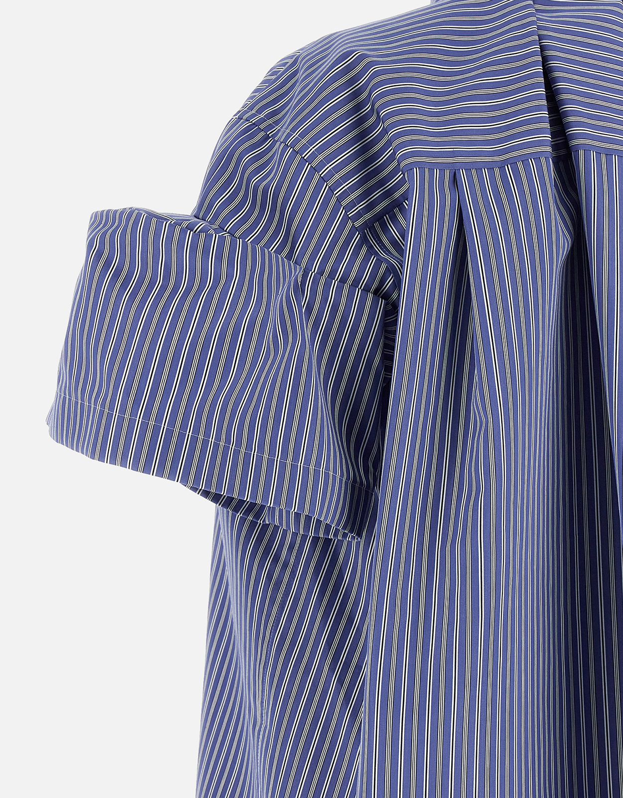 Sacai ポプリンストライプコンフォートフィットシャツ (すべての新品