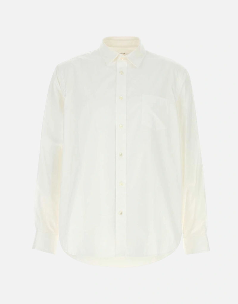 Sacai ホワイトシャツ Sacai メンズ ポプリンとオックスフォードのシャツ (すべての新品