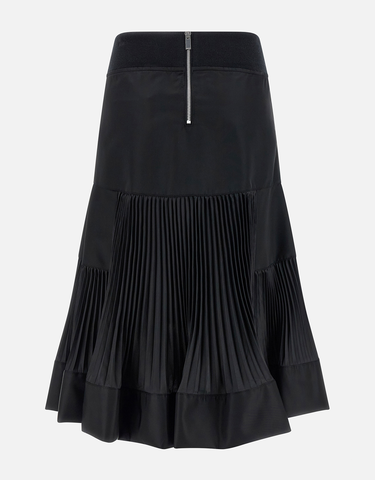 Sacai ナイロンツイルプリーツインサートミディスカート (すべての新品