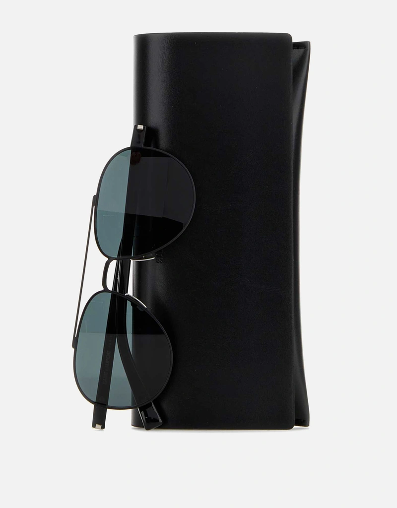 Saint Laurent メンズブラックアセテートサングラス () IFCHIC.COM