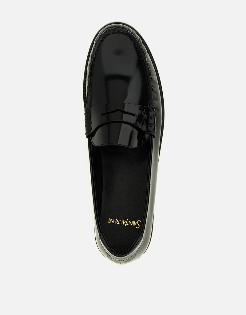 Saint Laurent メンズLe Loaferカーフレザーローファー () IFCHIC.COM