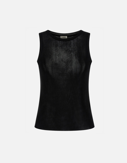 Saint Laurent リブニットタンクトップ (すべての新品) IFCHIC.COM
