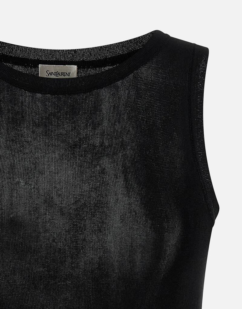 Saint Laurent リブニットタンクトップ (すべての新品) IFCHIC.COM