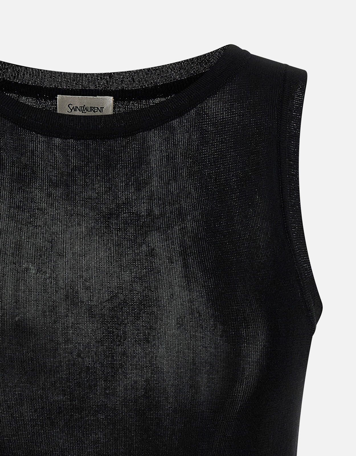 Saint Laurent リブニットタンクトップ (すべての新品) IFCHIC.COM