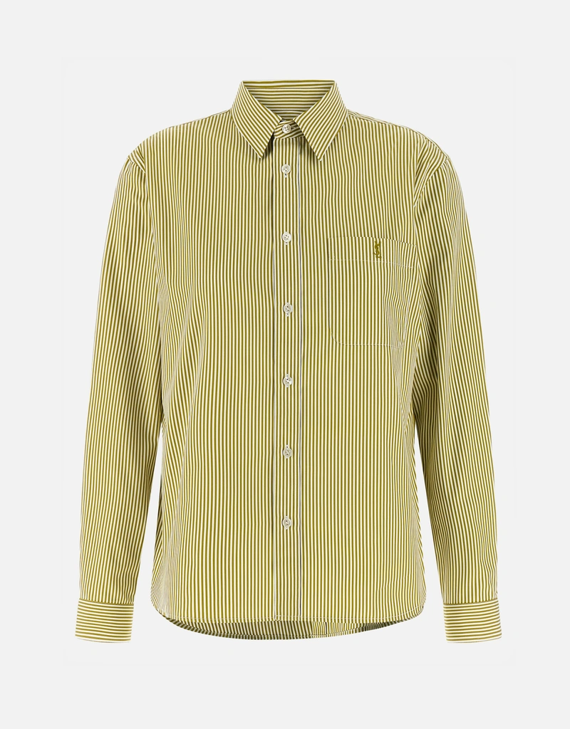 SAINT LAURENT - Shirt, 38 GREEN SAINT LAURENT - Shirt, 38 GREEN