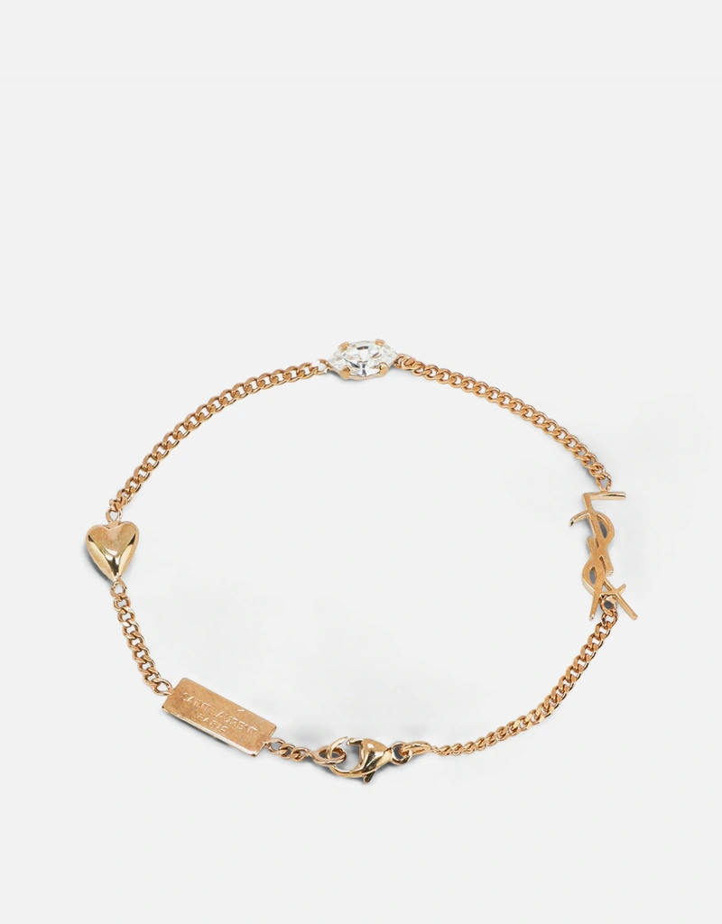 YVES SAINT LAURENTブレスレット チャーム ストーン ゴールド YVES SAINT LAURENTブレスレット チャーム ストーン ゴールド 【公式通販】