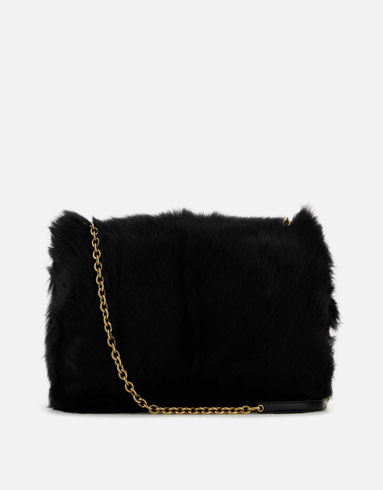 Saint Laurent Black Shearling Jamie 4.3 Shoulder Bag () IFCHIC.COM