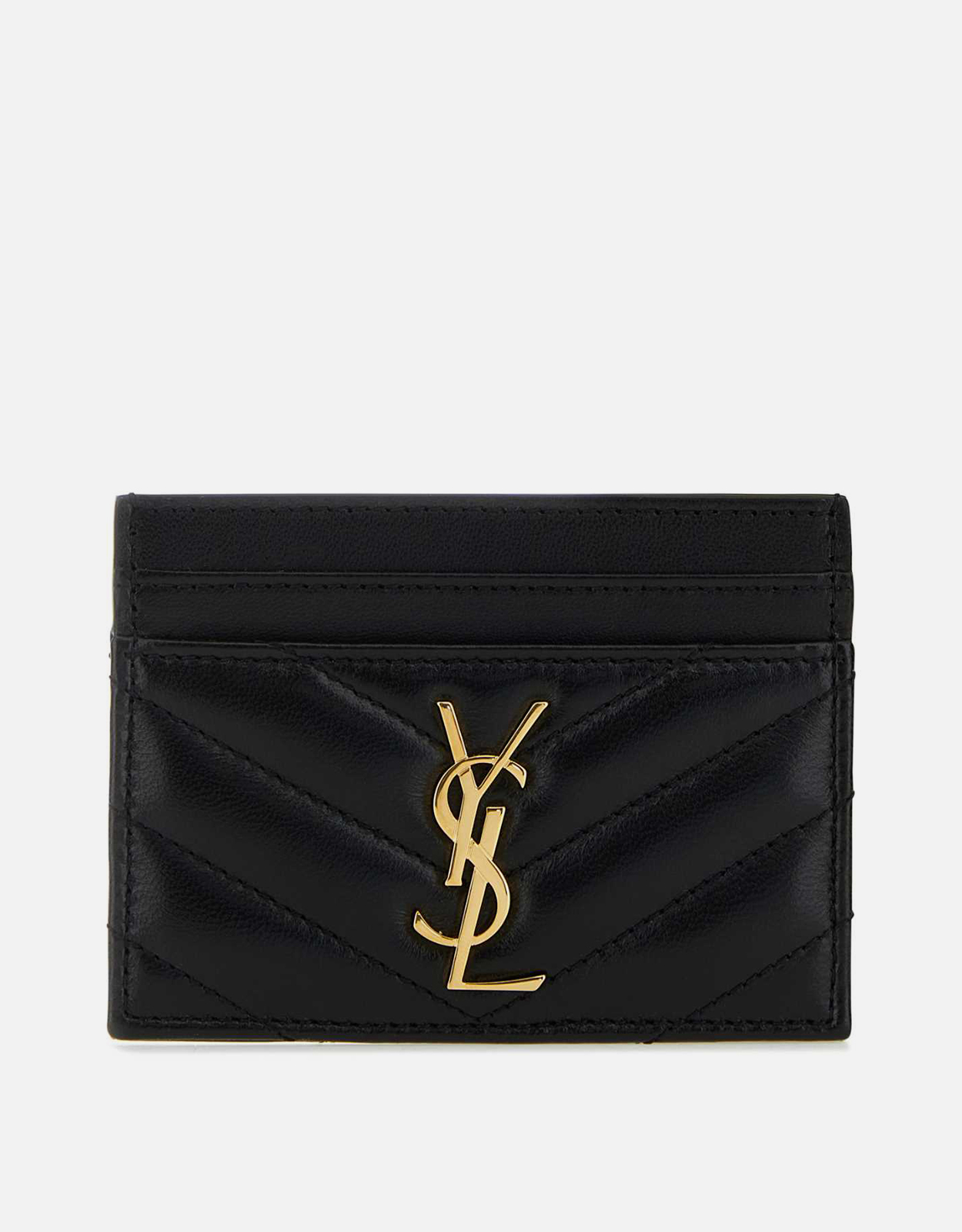 Saint Laurent カサンドル 絎縫子羊革カードケース () IFCHIC.COM