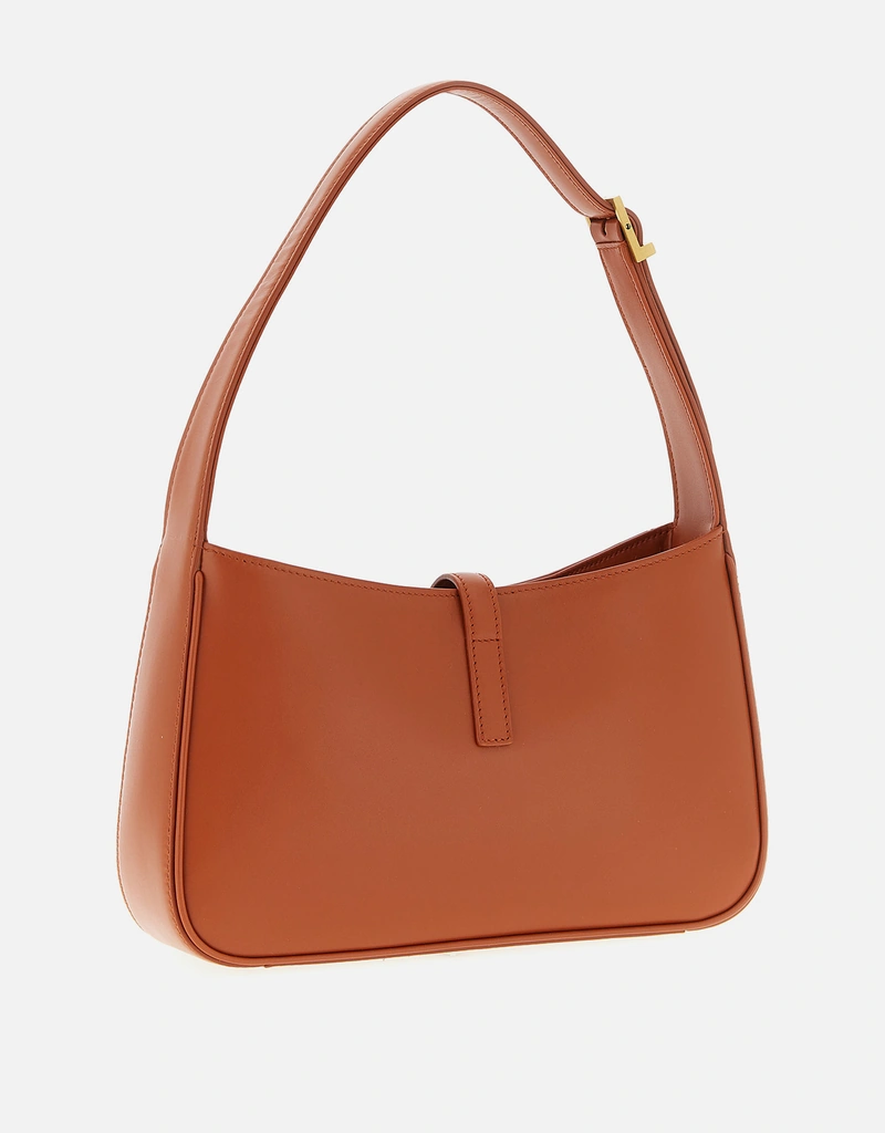 Saint Laurent ル 5 à 7 スモールカーフスキンレザーショルダーバッグ