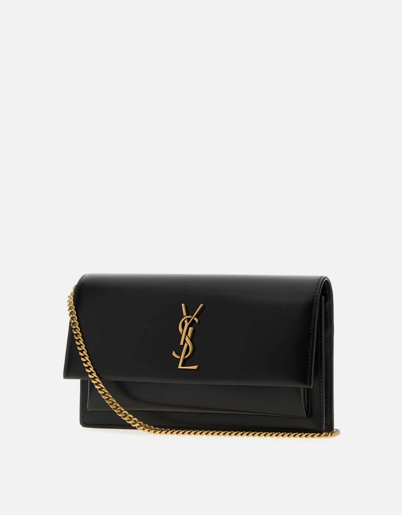 Saint Laurent ボックスレザーサンセットクラッチ () IFCHIC.COM