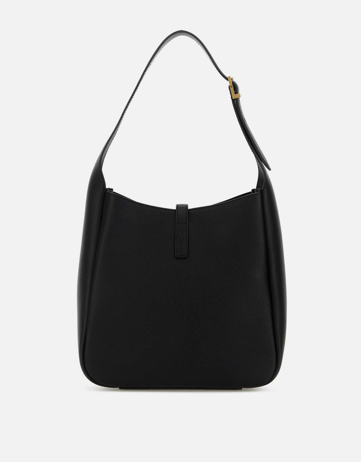 Saint Laurent ブラックカーフレザーショルダーバッグ () IFCHIC.COM