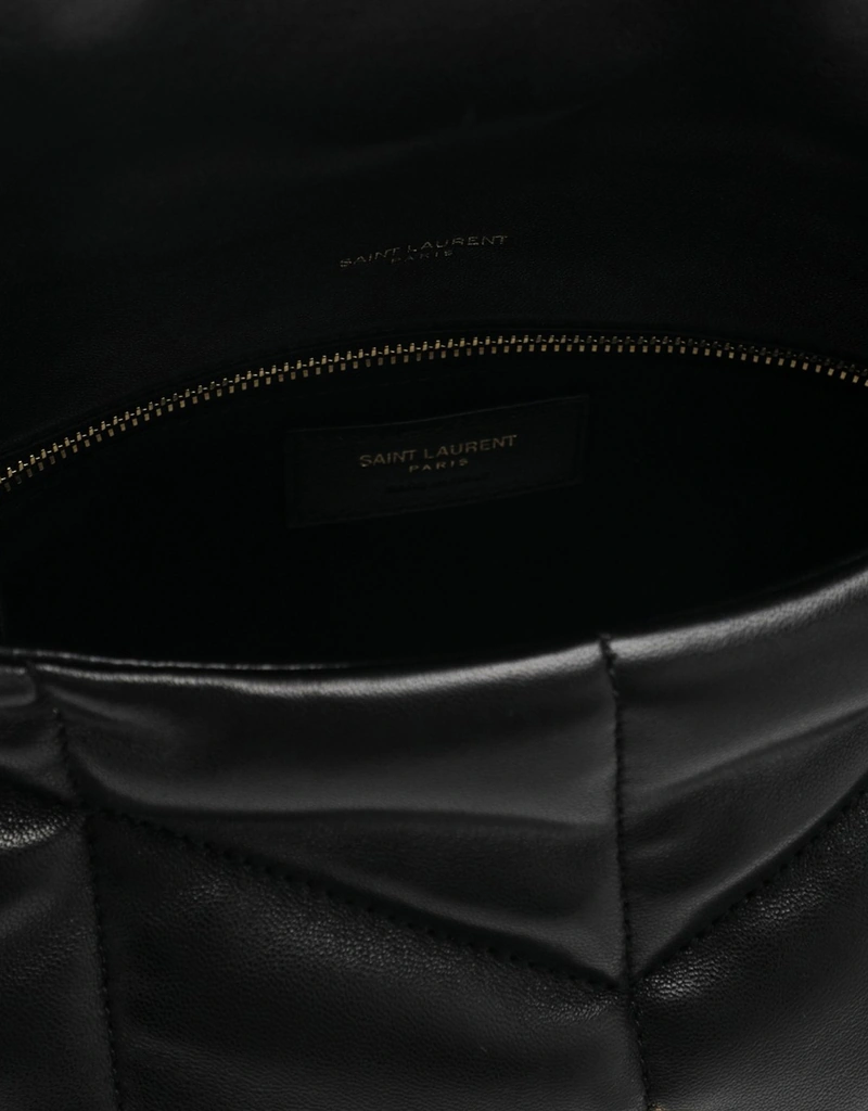 Saint Laurent パファースモールナッパラムスキンレザーショルダー