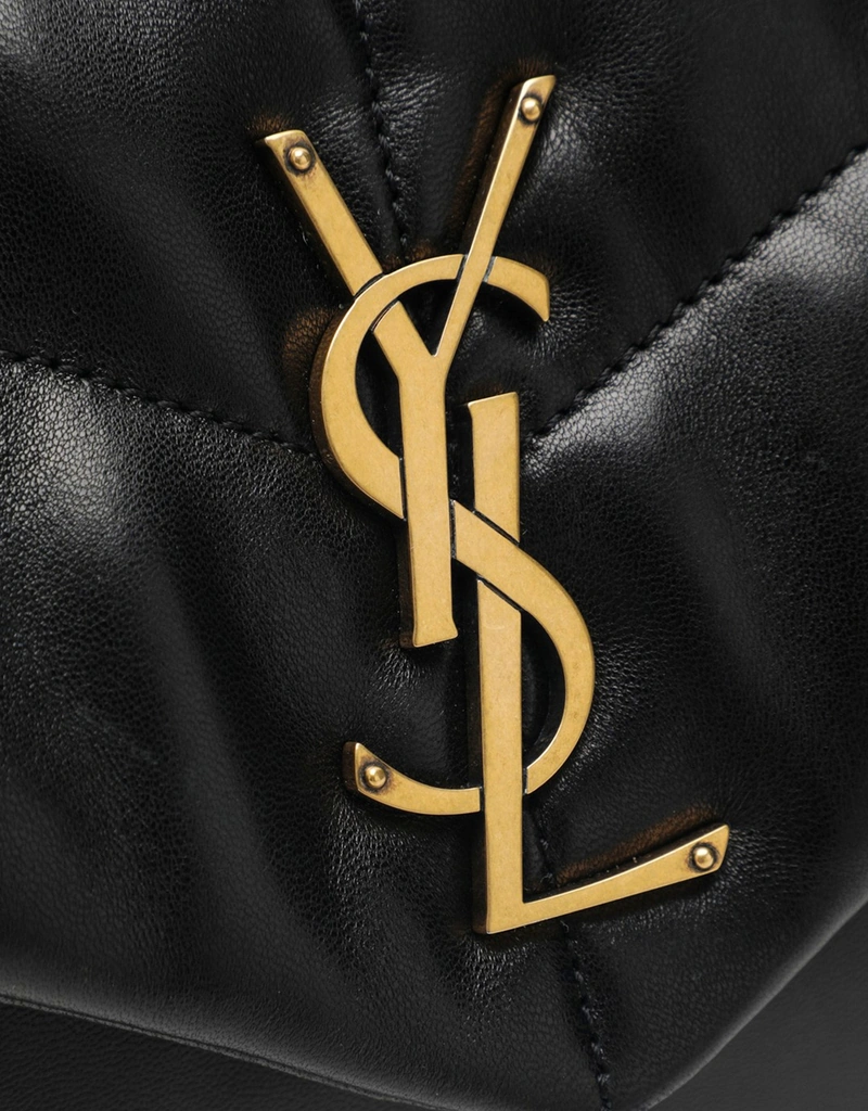 Saint Laurent パファースモールナッパラムスキンレザーショルダー
