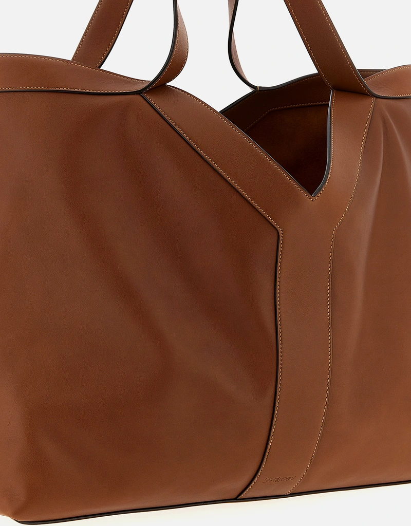 Saint Laurent メンズ Y ラージ カーフレザー トート () IFCHIC.COM