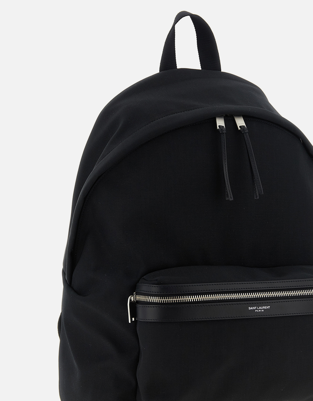Saint Laurent メンズシティバックパックキャンバスナイロンカーフ