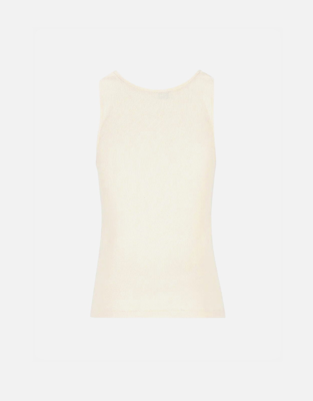 Saint Laurent CASSANDRE コットンリブタンクトップ (すべての新品