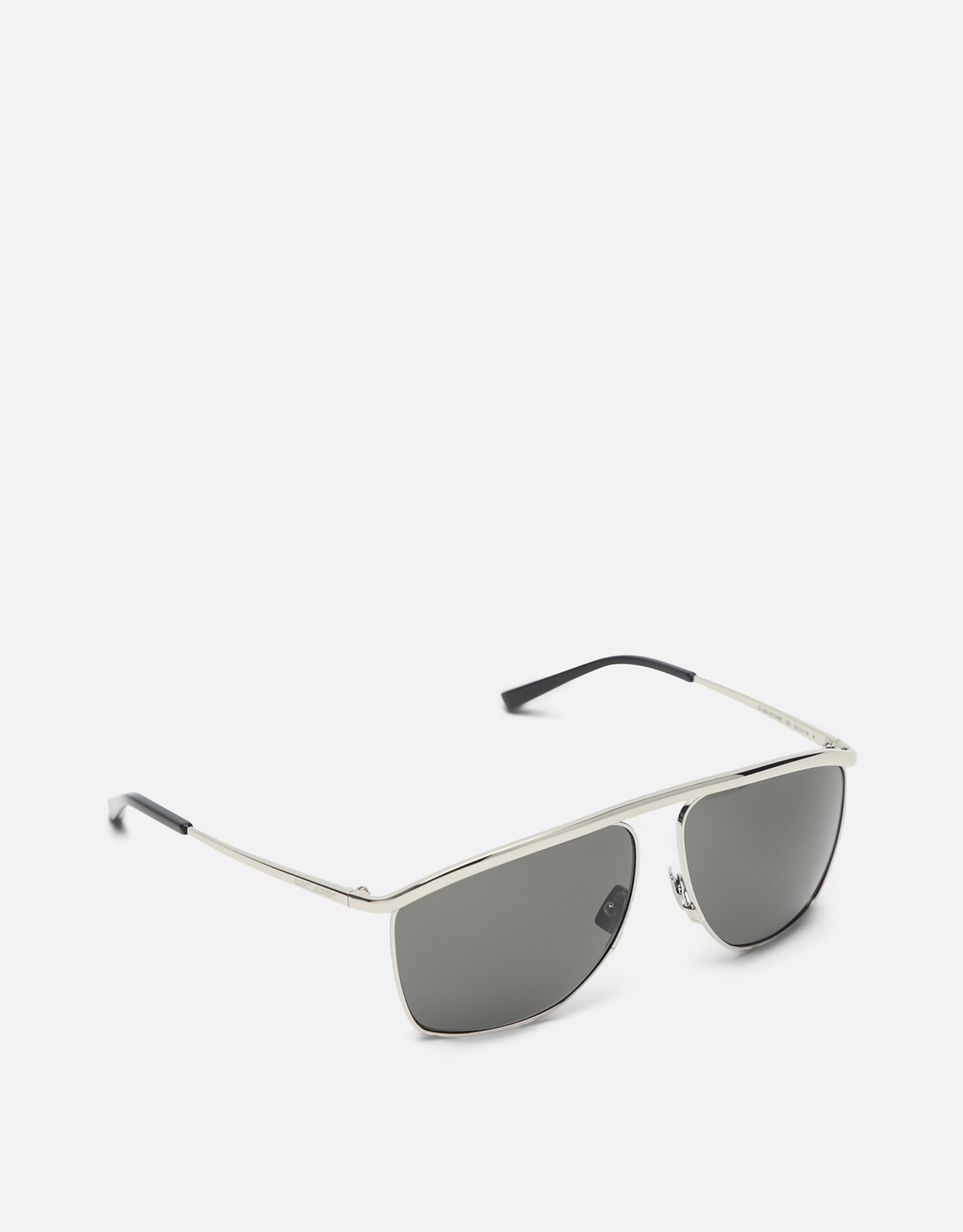 Saint Laurent シルバーグレー メタル サングラス (サングラス) IFCHIC.COM