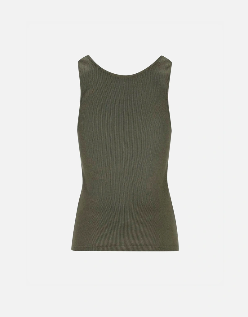 Saint Laurent Cassandreコットンタンクトップ (すべての新品) IFCHIC.COM