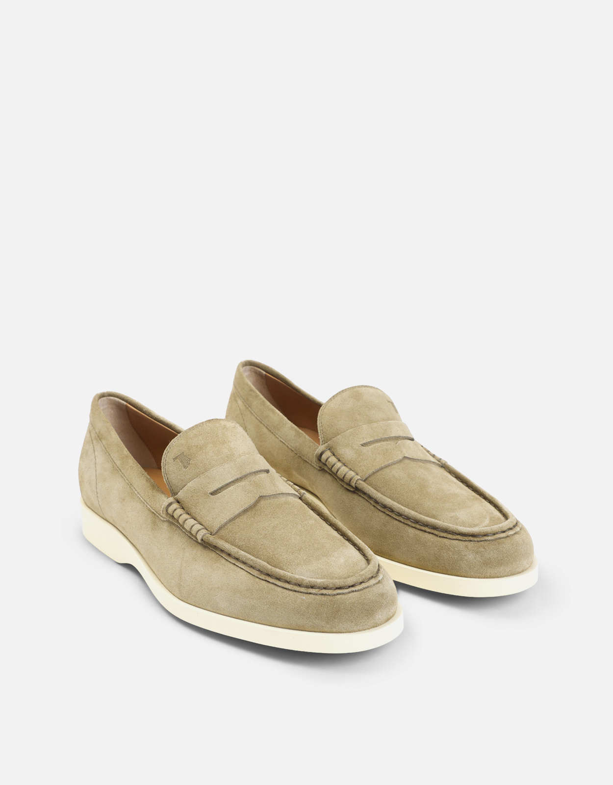 Tod's メンズライトスエードローファー (すべての新品,シューズ
