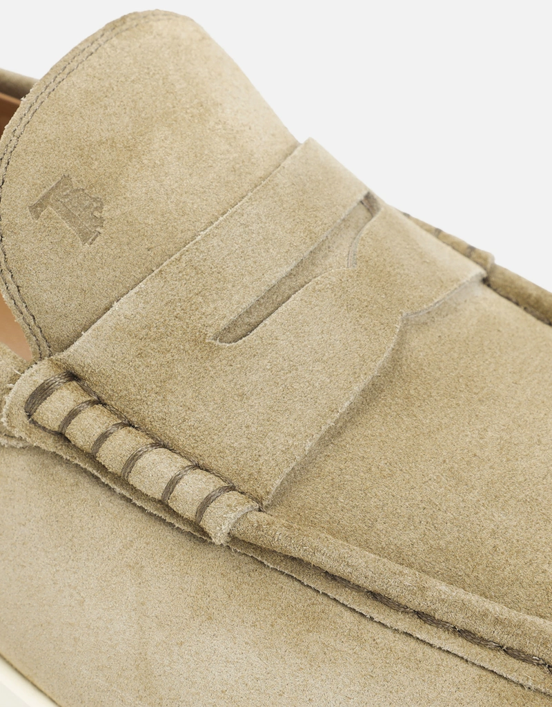 Tod's メンズライトスエードローファー (すべての新品,シューズ