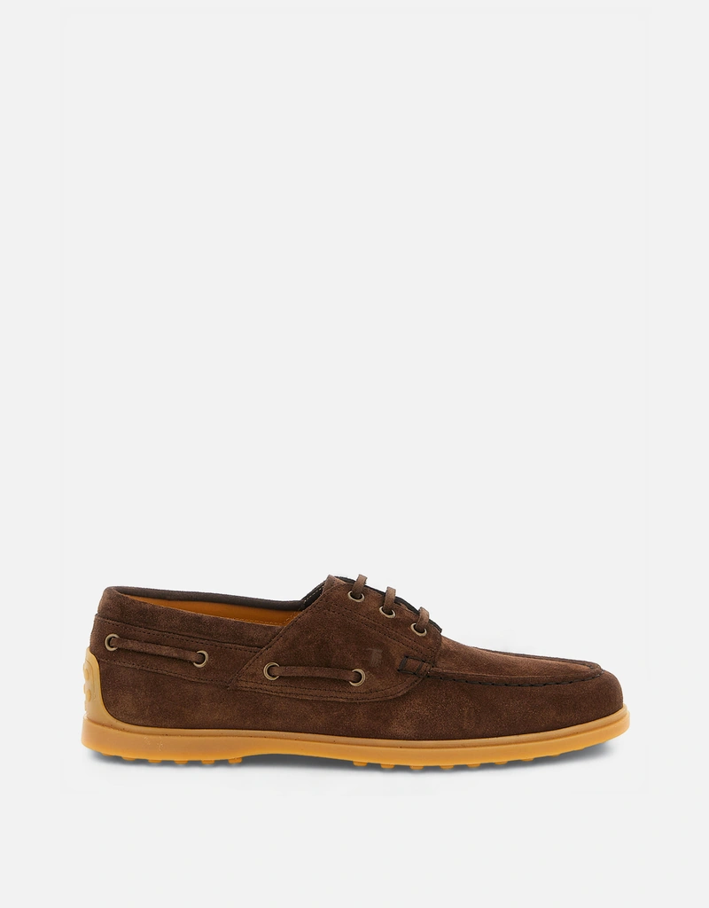 Tod's メンズ スエード ボートシューズ () IFCHIC.COM