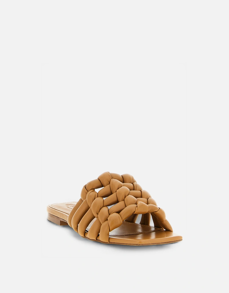 Tod's シープスキンレザー編み込みサンダル () IFCHIC.COM