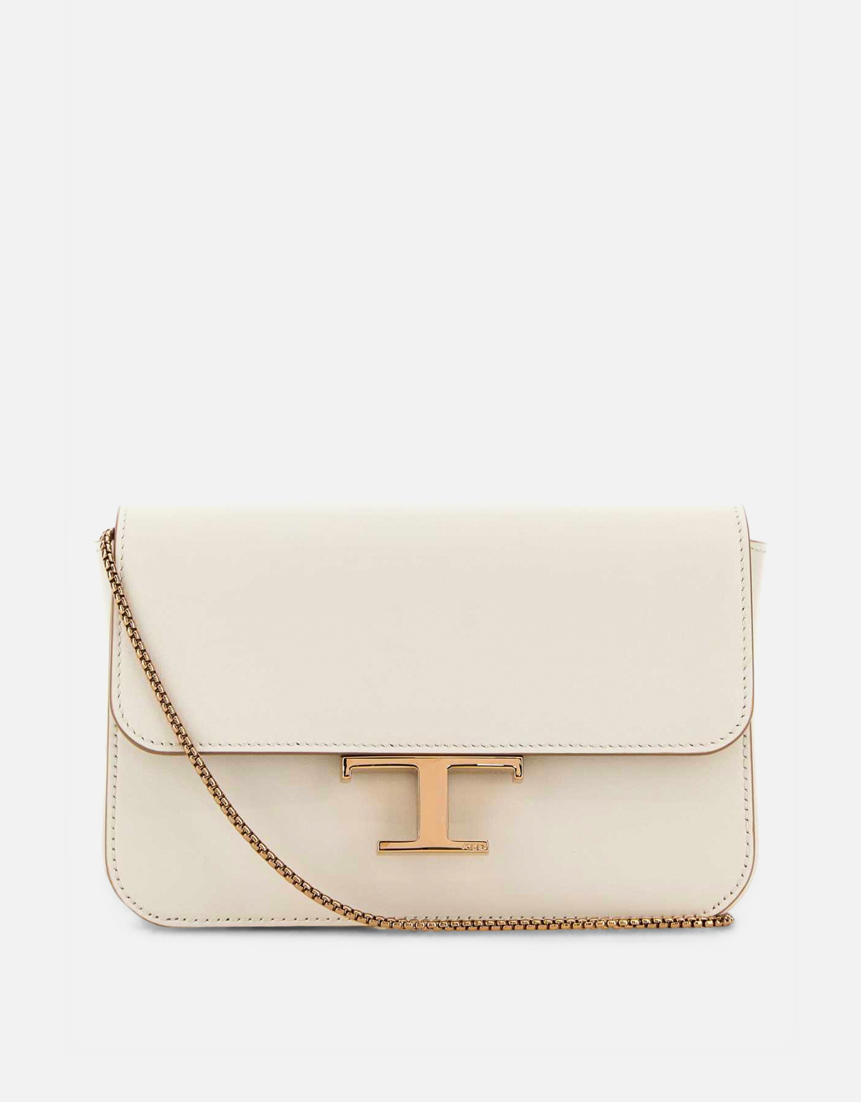 Tod's アイボリーレザーマイクロクロスボディバッグ () IFCHIC.COM