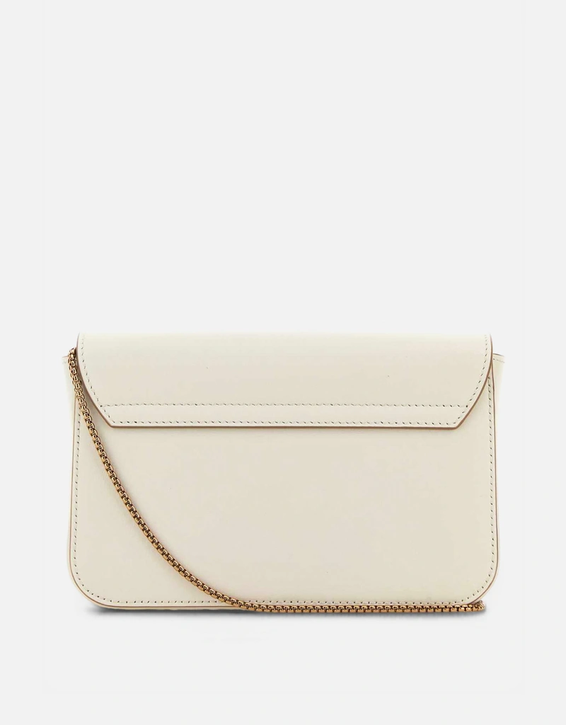 TOD'S ホワイトレザー コンパクトバッグH I911 Tod's アイボリーレザーマイクロクロスボディバッグ () IFCHIC.COM