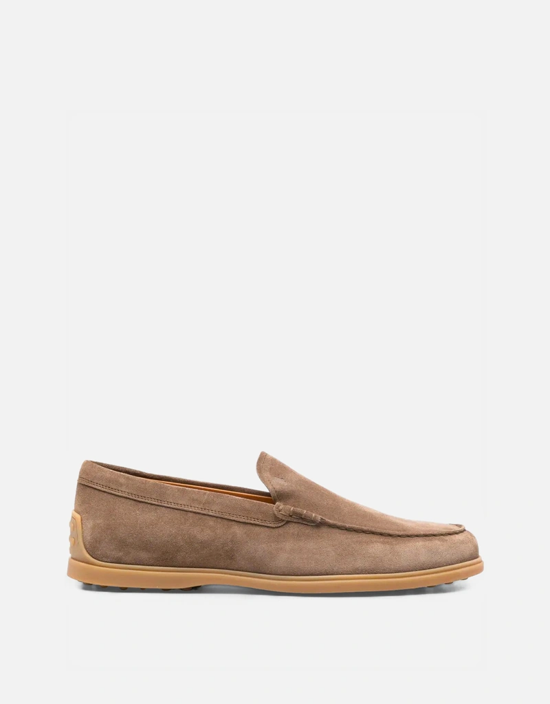 Tod's メンズスエードローファーラバーソール付き (すべての新品
