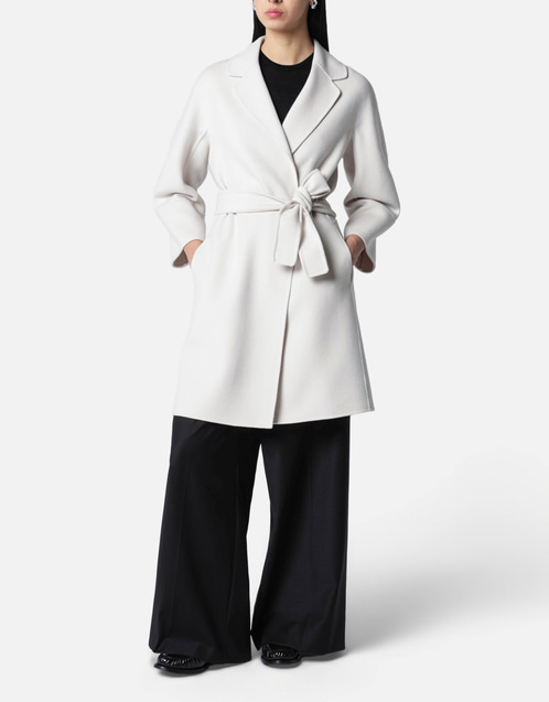 S Max Mara ショート初剪ウールコート (すべての新品) IFCHIC.COM