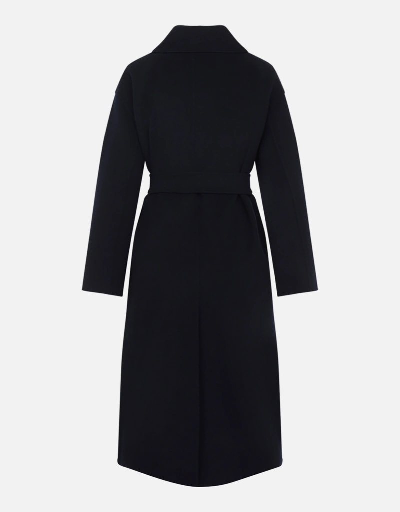 ジャケット・アウター MAXMARA virgin wool long coat S Max Mara Long Virgin Wool Broadcloth Coat (All New In) IFCHIC.COM