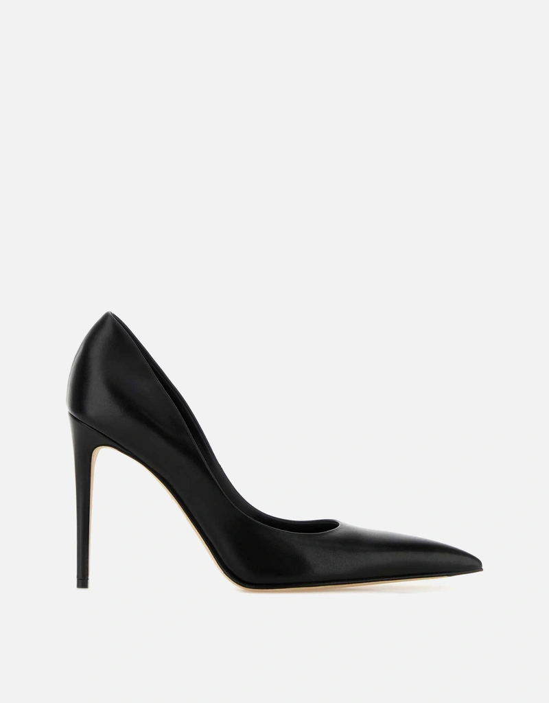 Alexander McQueen ブラックレザーパンプス () IFCHIC.COM