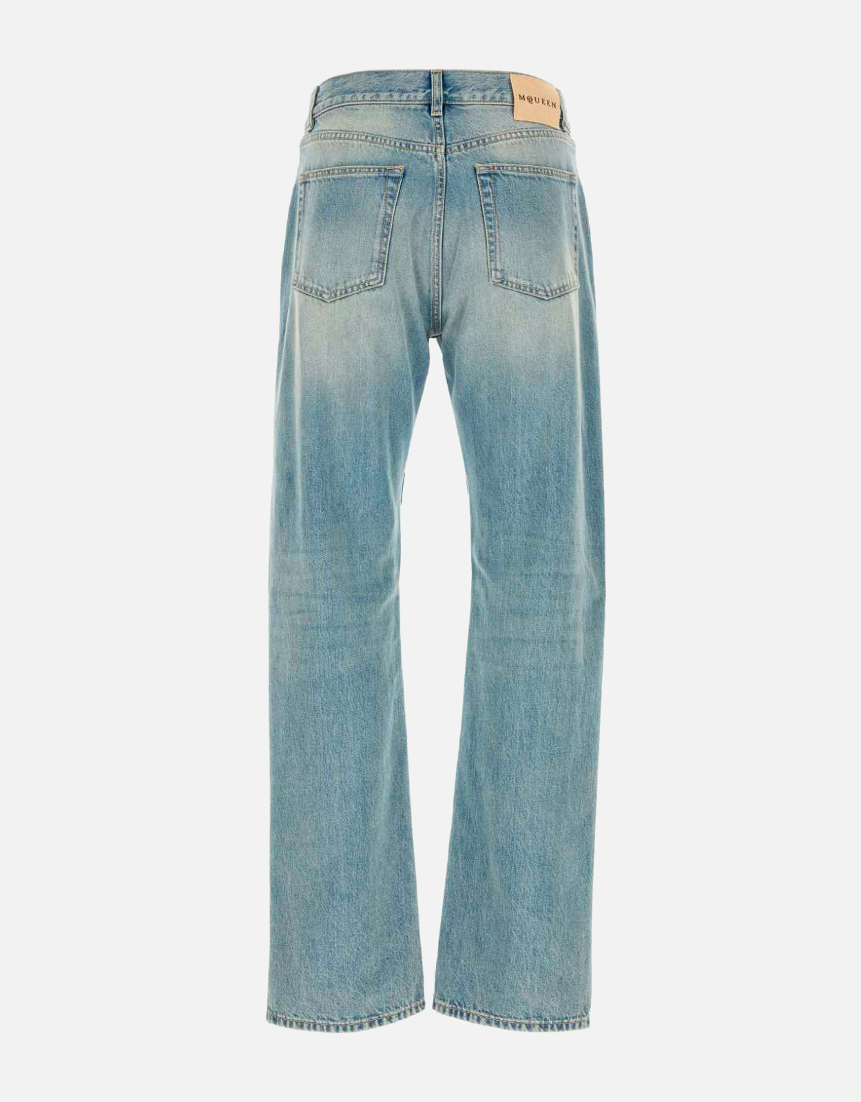 Alexander McQueen メンズストレートレッグデニムジーンズ (すべての