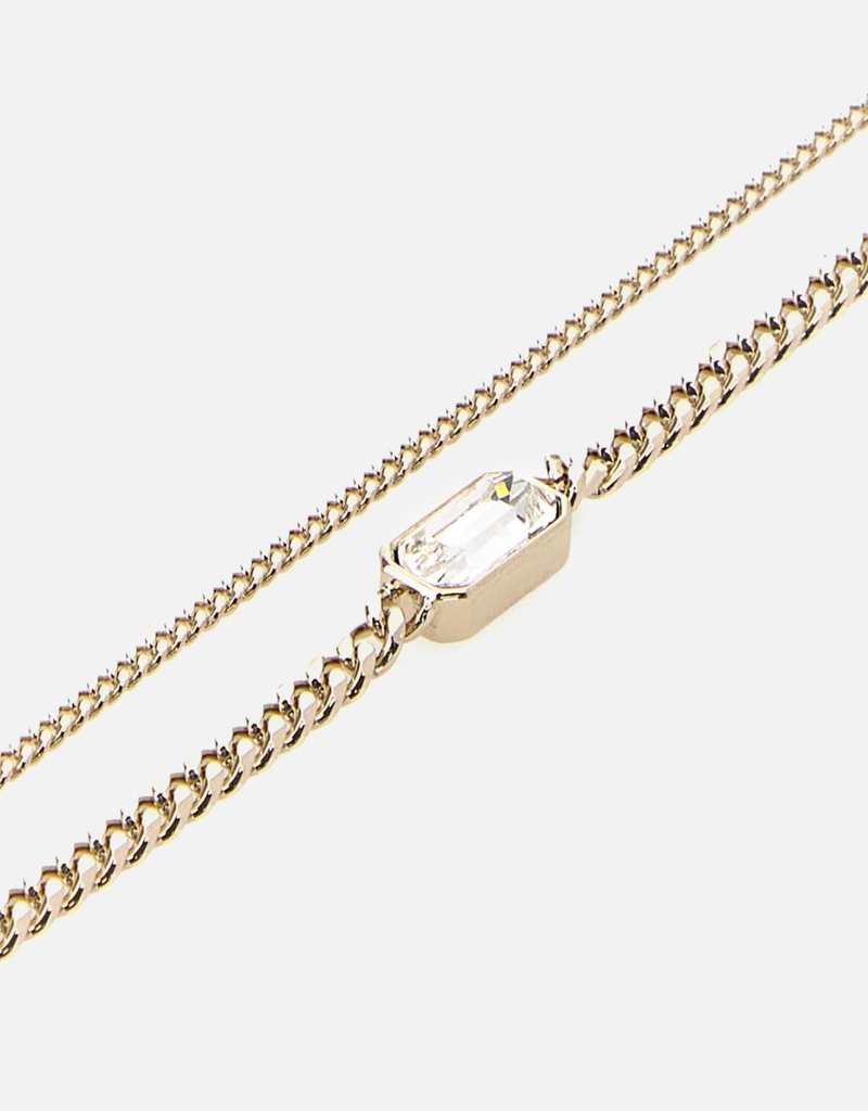 Alexander McQueen スカル＆クリスタルブレスレット (すべての新品
