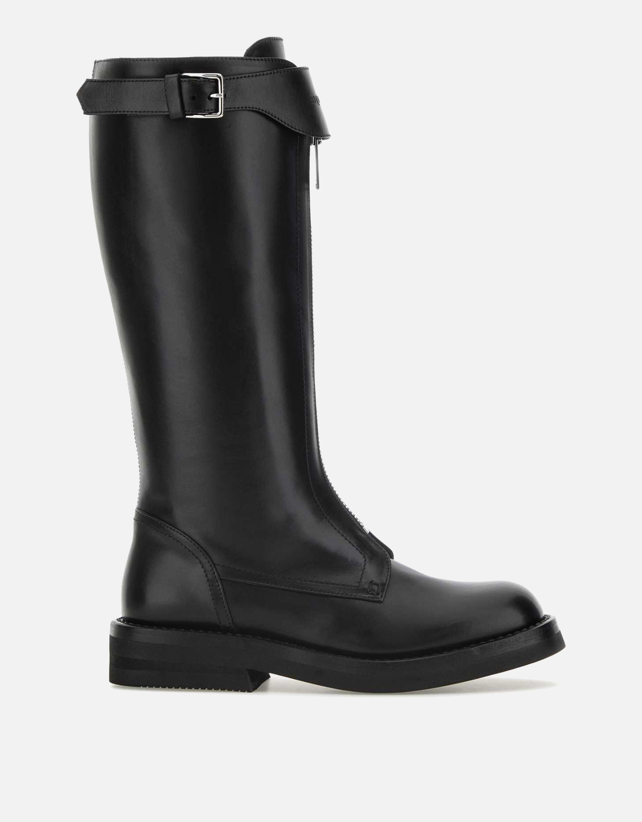 Alexander McQueen ブラックカーフレザーカントリーサイドブーツ