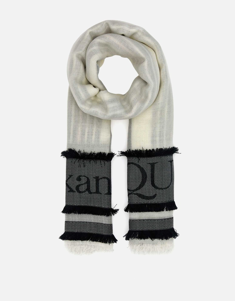 Alexander McQueen ユニセックスウール混紡マフラー () IFCHIC.COM