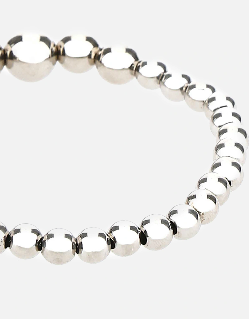 Alexander McQueen メンズシルバーメタルブレスレット (すべての新品