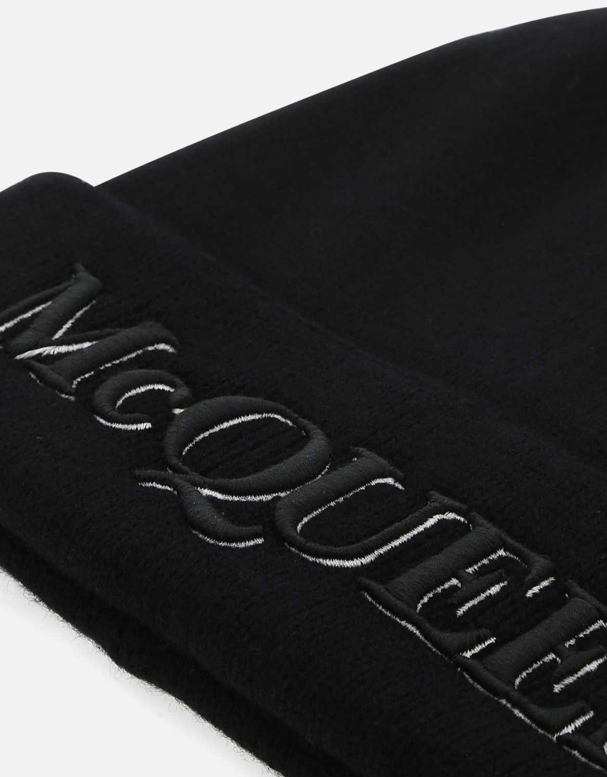 Alexander McQueen メンズブラックカシミヤビーニーハット () IFCHIC.COM Alexander McQueen メンズブラックカシミヤビーニーハット () IFCHIC.COM